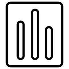 Analyst Bar Business Line Icon