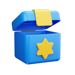 box 3d render icon