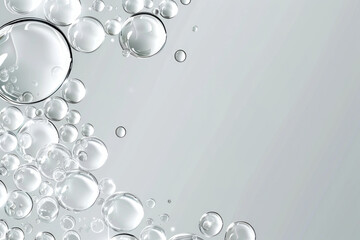 Transparent bubble arrangement