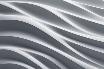 Fototapeta premium Off-white wave simple style abstract background