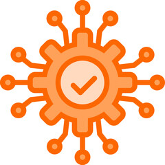 Microservices Dual Tone Icon Vector