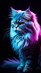 Ai generated image of a cute cat