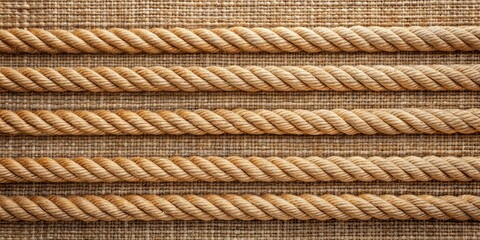 Rope texture with brown old lines, striped pattern on canvas, retro textile, rope, texture, brown, old, lines, striped, pattern