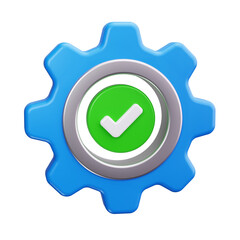 check 3d render icon