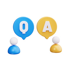 question 3d render icon