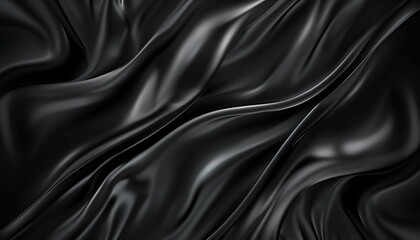 Obraz premium black silk satin background