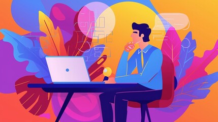 フリーランスライター、イラストイメージ16