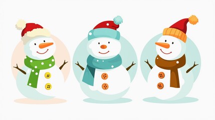 雪だるまのアイコン14