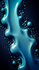 Ai generated image of liquid texture
