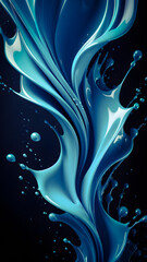 Ai generated image of liquid texture