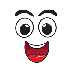 cartoon eyes flat 