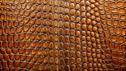 Brown Crocodile Skin Texture. Can Be Used As Background.