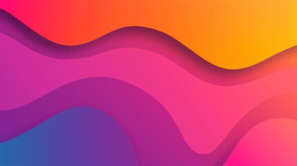 Fototapeta premium Abstract Colorful Wavy Background