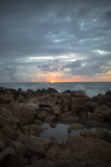 Sunset Coastline in Lebanon