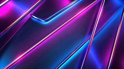 Abstract Neon Lights Background