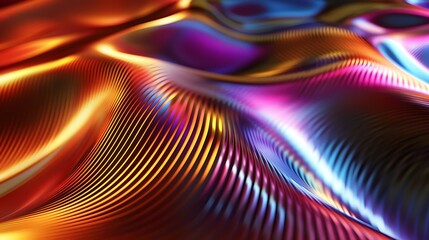 Obraz premium Dynamic gradient lines background
