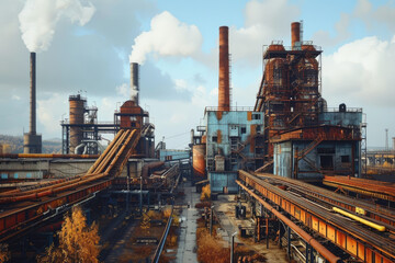 An old steel plant still in production