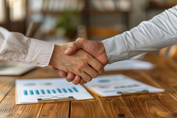 Two hands tightly clasped together