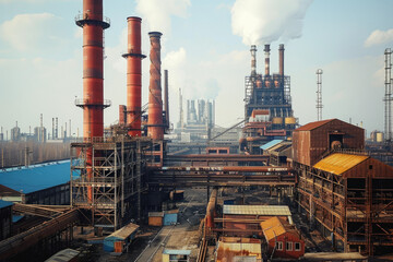 An old steel plant still in production