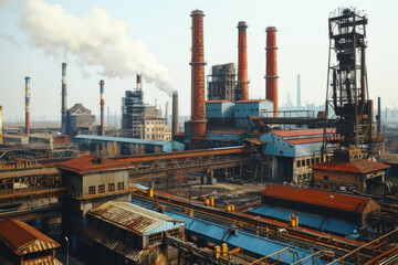 An old steel plant still in production