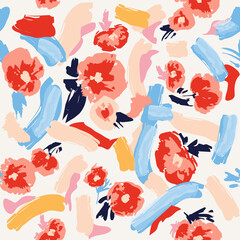 abstract flower pattern background