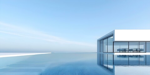 Futuristic Design and Advanced Features in a Modern Suburban Home. Concept Modern Suburban Homes, Futuristic Design, Advanced Features, Home Automation