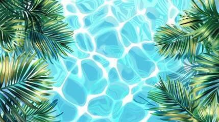 Summer Splash. Fun and vibrant pool party invitations background