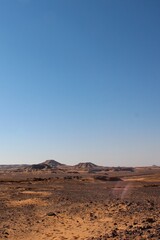 sand dunes in the desert, black and white desert, Egypt