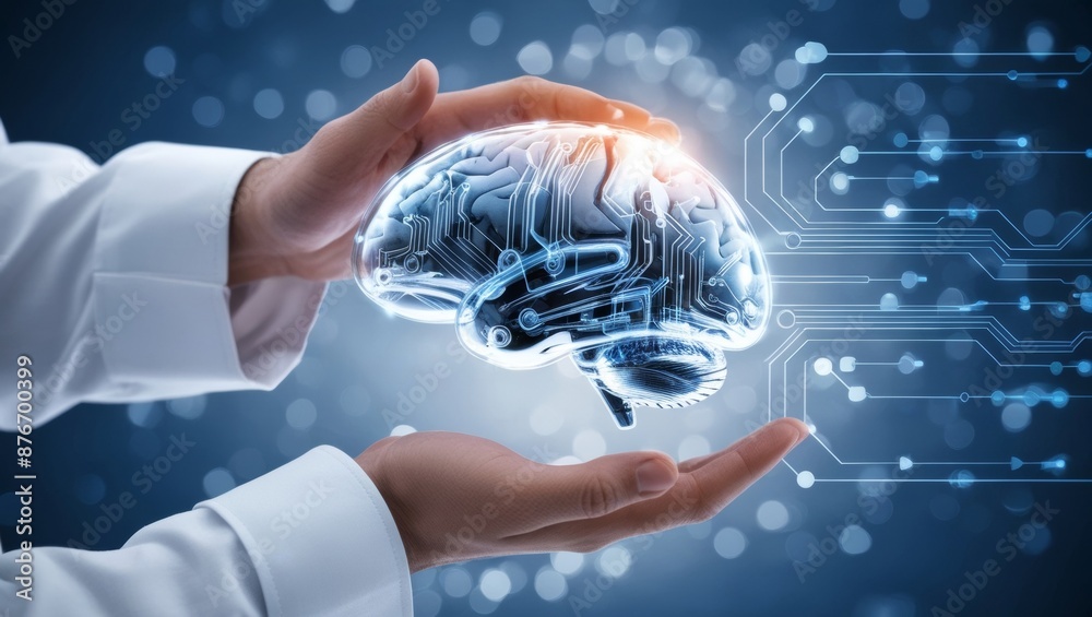 Poster fusion of human intelligence and ai: high-tech brain visualization
