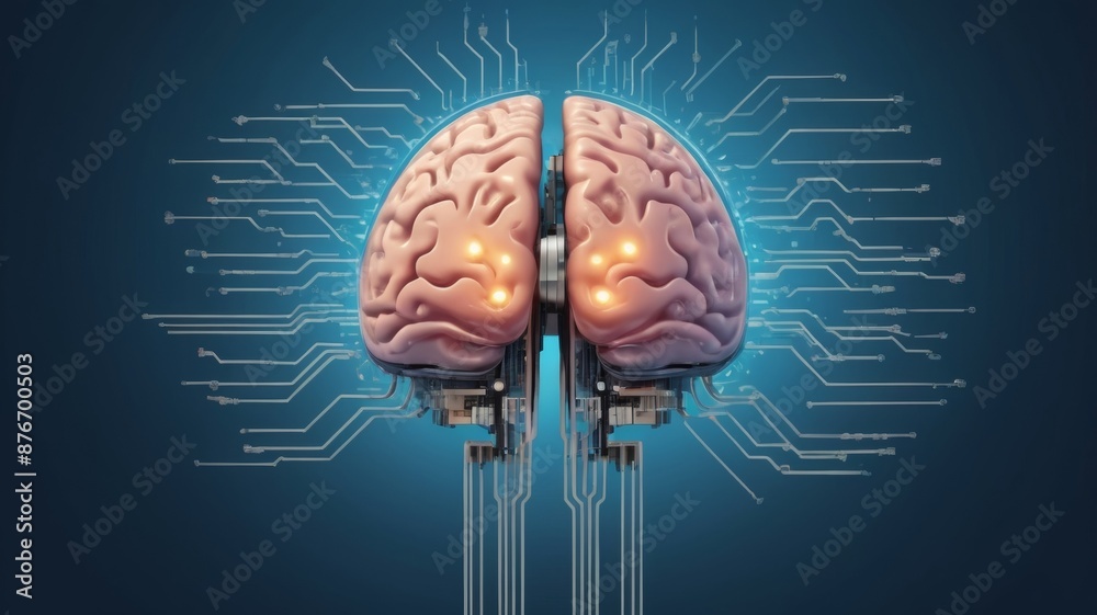 Poster fusion of human intelligence and ai: high-tech brain visualization