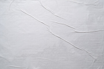 White wheat paste paper poster texture background