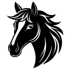 Stunning Vector Illustration of a Horse Head
