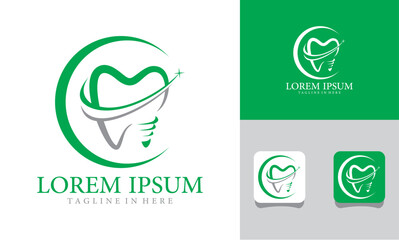 dentist logo icon set