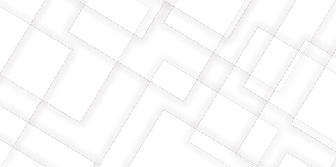 Abstract white and grey geometric overlapping square pattern background with shadow. paper texture design Abstract white background can use for design, background concept, vector illustration.