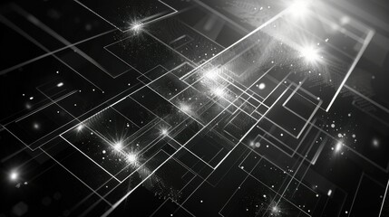 Obraz premium abstract geometric background in the form of different rectangles.