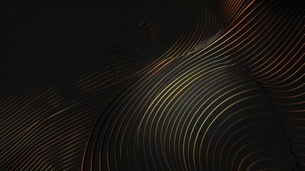 Fototapeta premium abstract geometric background. oval thin lines
