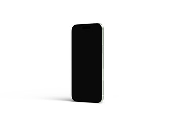 Mobile side view for mockup blank