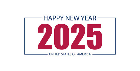 Obraz premium Embrace the Future Celebrating 2025 and a Happy New Year