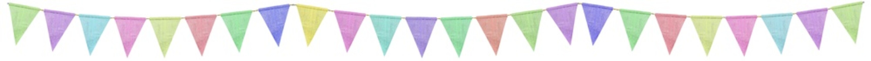 Drapeaux de kermesse, fond blanc 