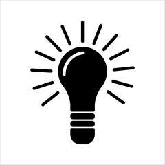 Solution symbol, light icon, idea