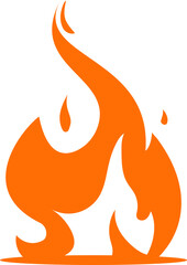 illustration of a fire flame 
