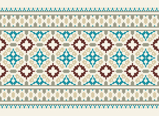 Folk ornament, national pattern, ethnic embroidery, ornamental texture, traditional geometric motives of the tribes of the African continent.