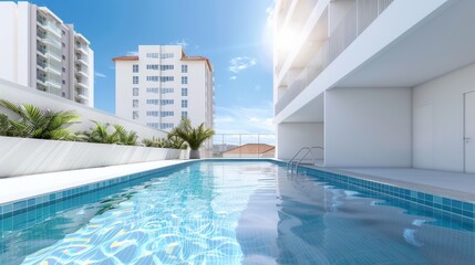 Fototapeta premium Comfortable residence showcasing essential needs for a healthy lifestyle, focusing on welfare and the well-being of its inhabitants