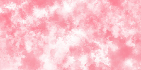 Abstract pink watercolor background. aquarelle paint paper textured canvas of pink soft color stains and splashes.Abstract fantasy smooth hand drawn digital art watercolor background with cloud smoke.