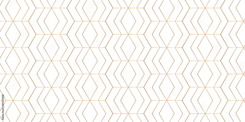 Aufkleber abstract golden linear graphic ornament. arabian stylish seamless pattern on white background. creat