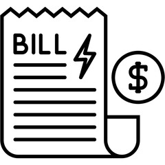 Electricity Bill Icon