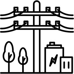 Electric Pole Icon