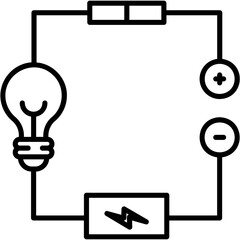 Electric Circuit Icon