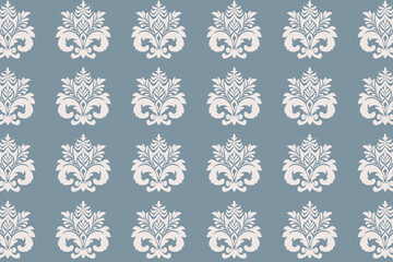 Damask Seamless pattern embroidery, Indian style. art ornament print.Design for carpet, cover.wallpaper, wrapping, fabric, clothing