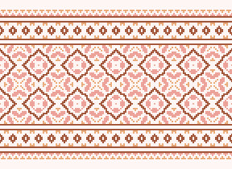 Peruvian American Indian pattern tribal ethnic motifs geometric seamless vector fabric background